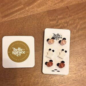Belle + Spruce Co Disney Halloween Earrings Set